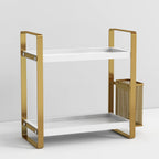 Bathroom Counter Organizer with Side Basket