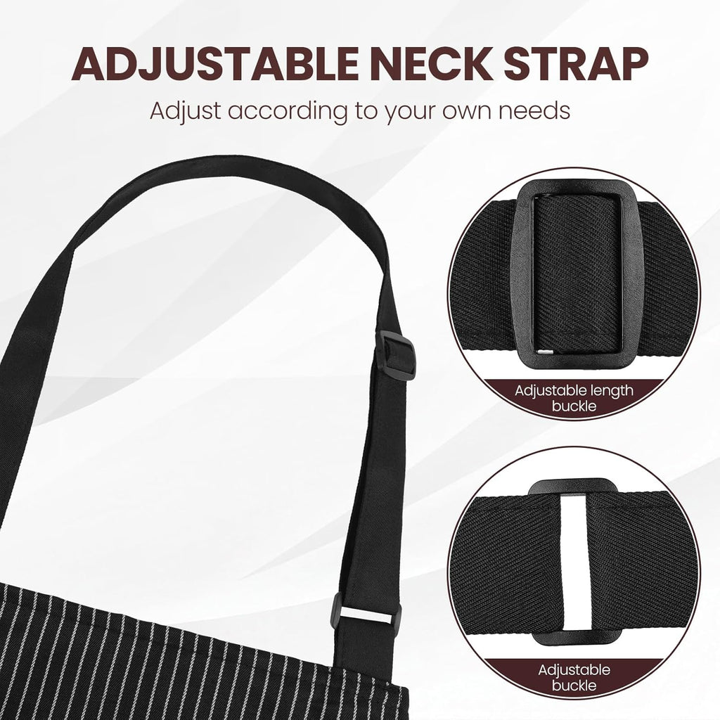Adjustable Kitchen Aprons – 2 Pack