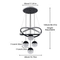 Modern 3-Color LED Chandelier