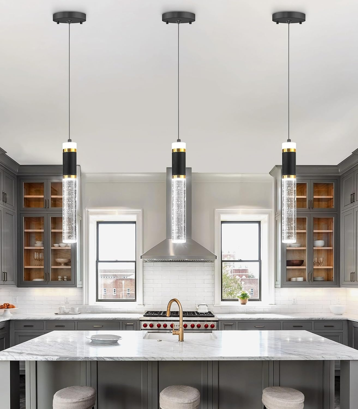 Modern Dimmable Crystal Pendant Light