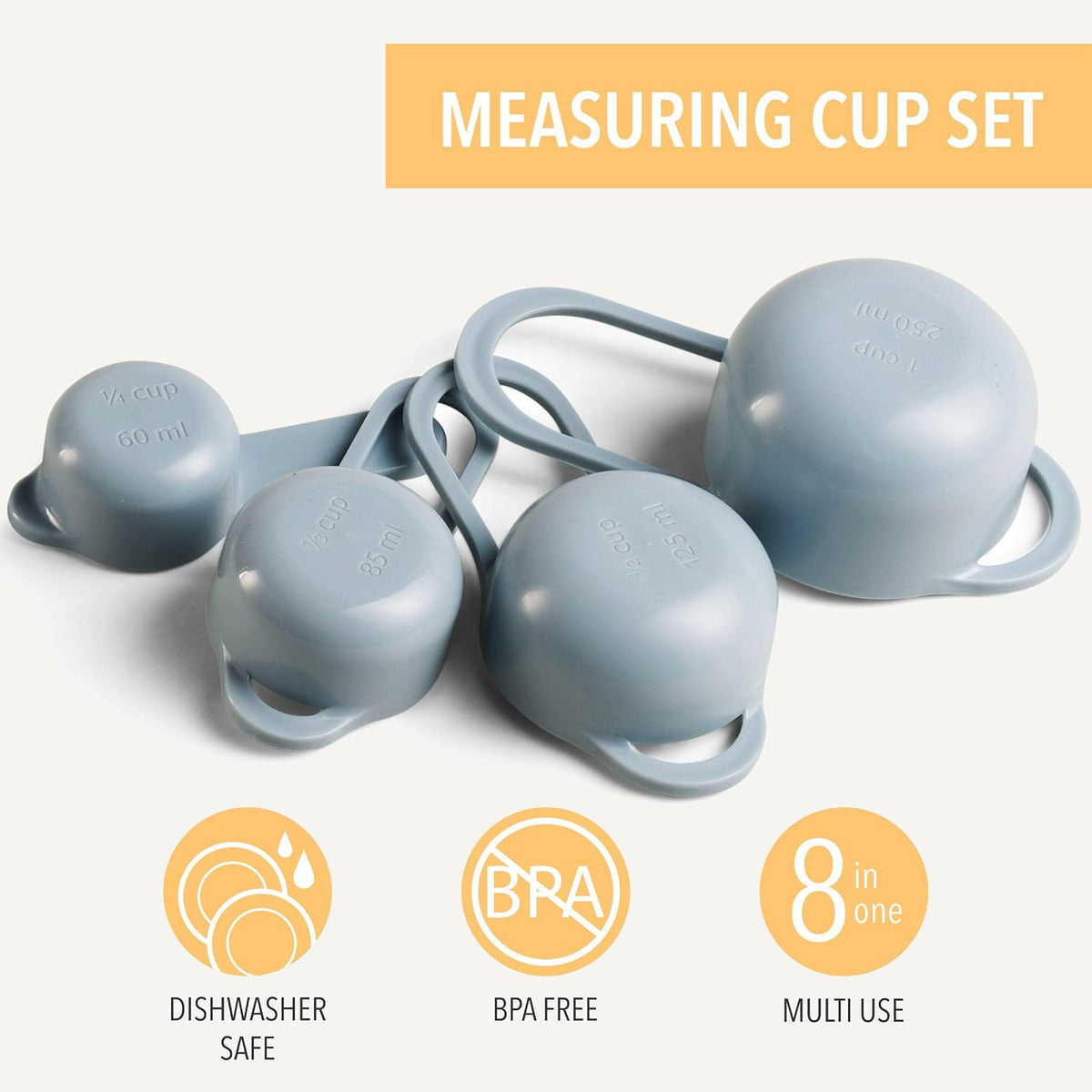 8-Piece Mixing Bowls & Measuring Set