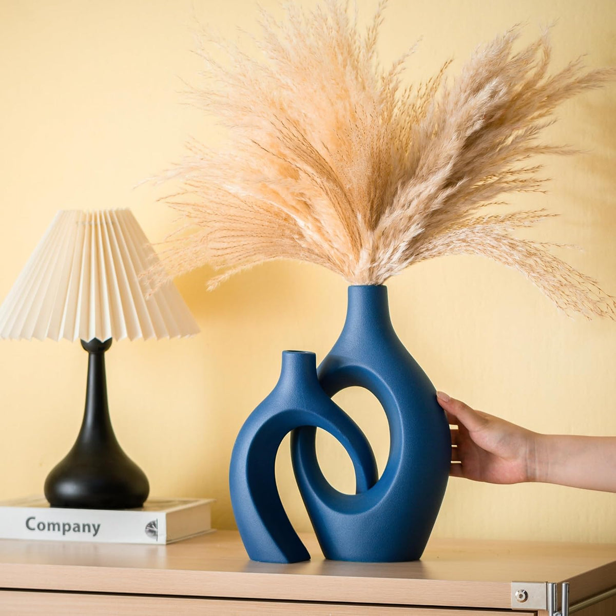 Modern Ceramic Vase Set of 2