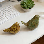 Ceramic Bird Figurines – Set of 2