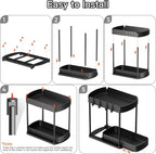 2-Pack Pull-Out Under-Sink Organizers