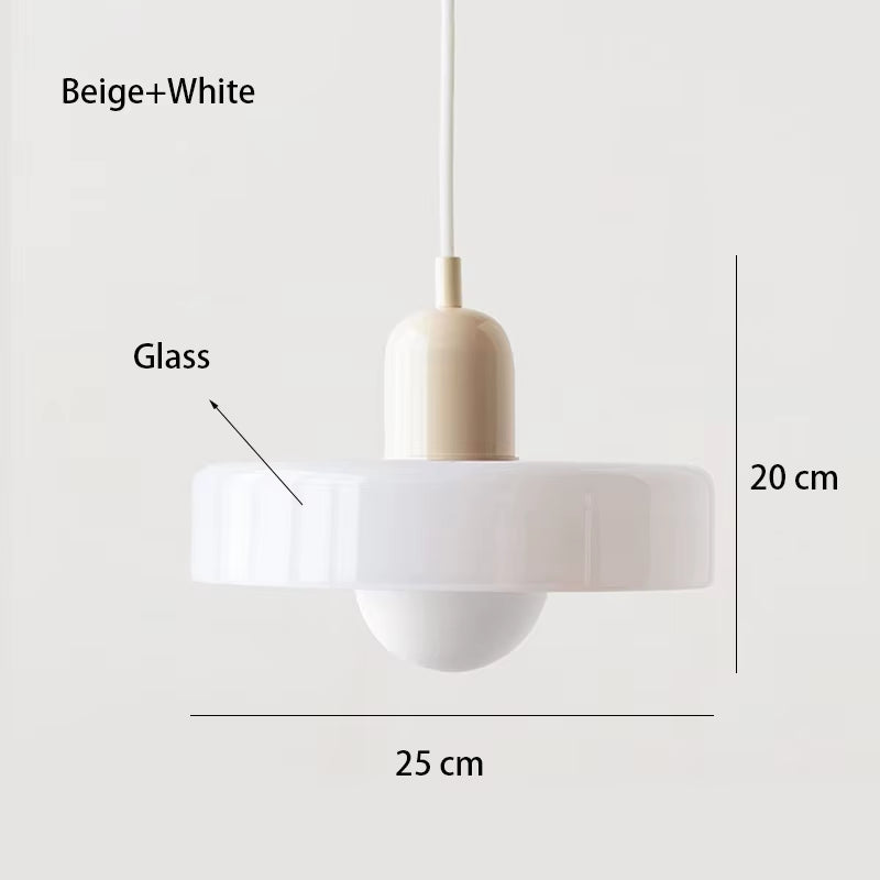 Nordic Retro Glass Pendant Light