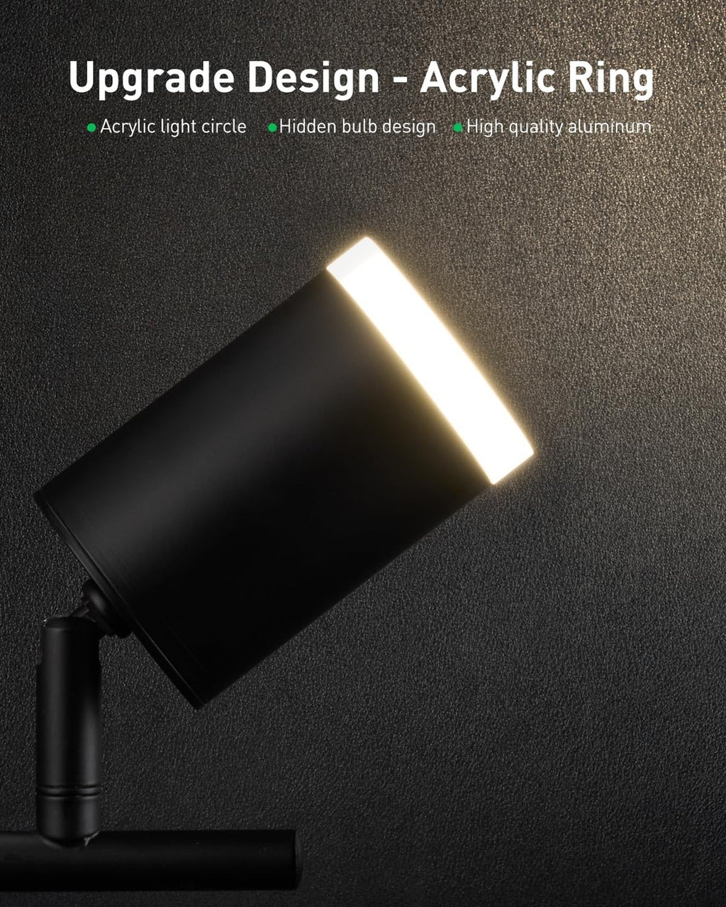 4-Light Flexible LED Track Lighting