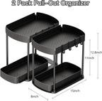2-Pack Pull-Out Under-Sink Organizers