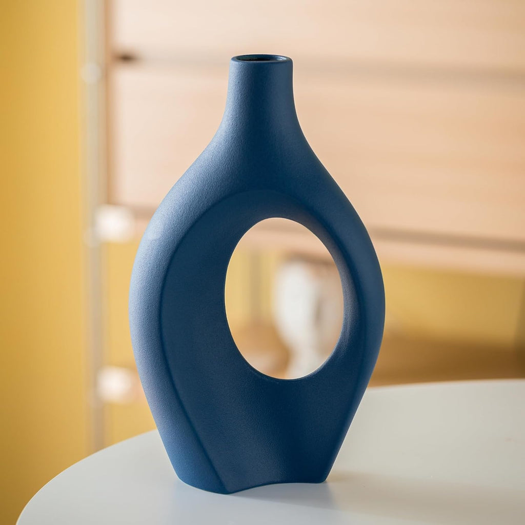 Modern Ceramic Vase Set of 2