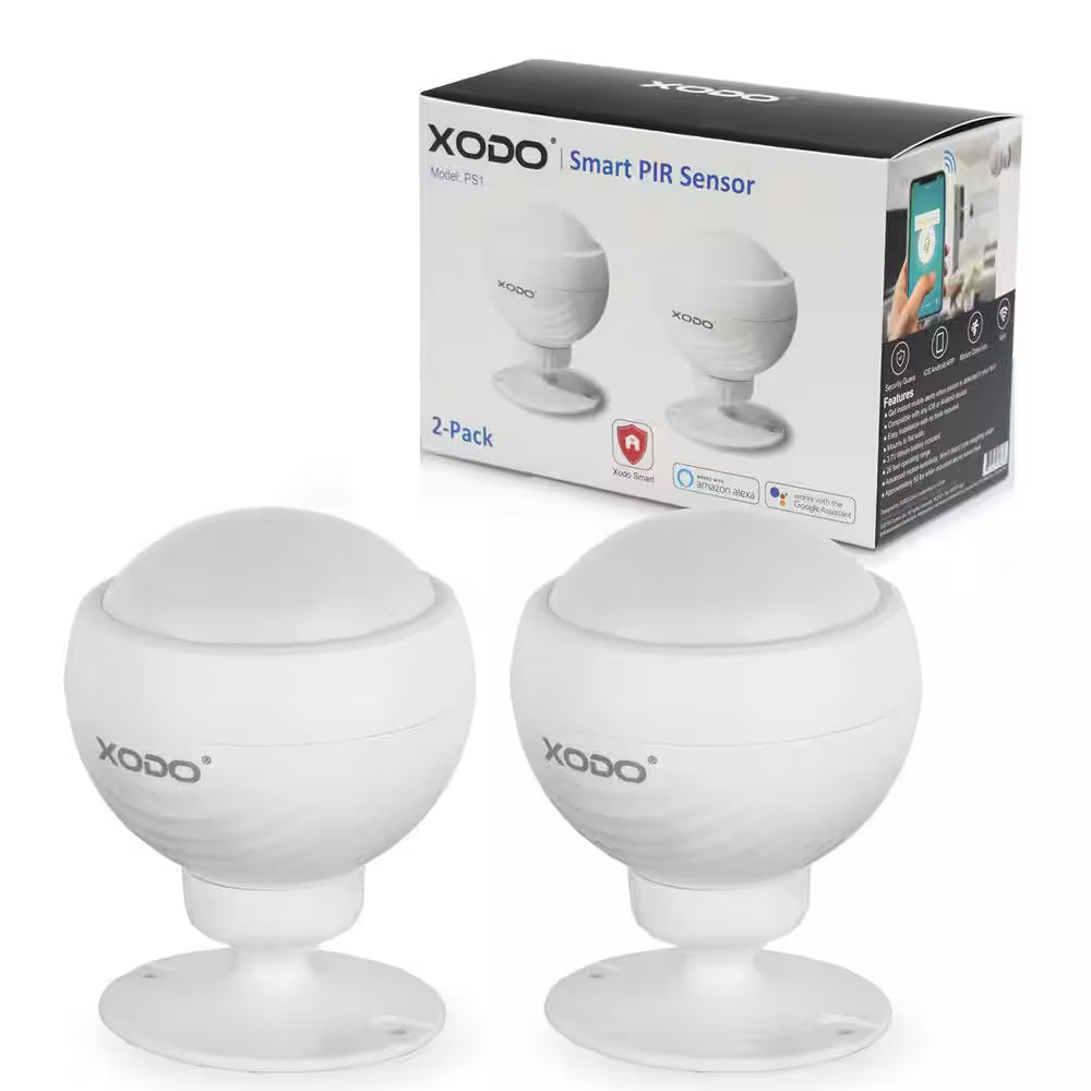 Wi-Fi Smart Door & Window Sensor – 2 Pack