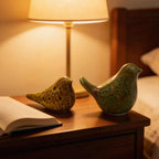 Ceramic Bird Figurines – Set of 2