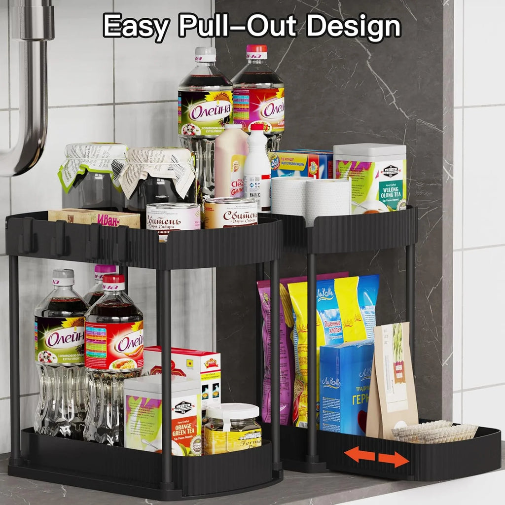 2-Pack Pull-Out Under-Sink Organizers