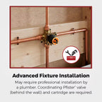 Northcott Brushed Nickel Shower Trim Kit