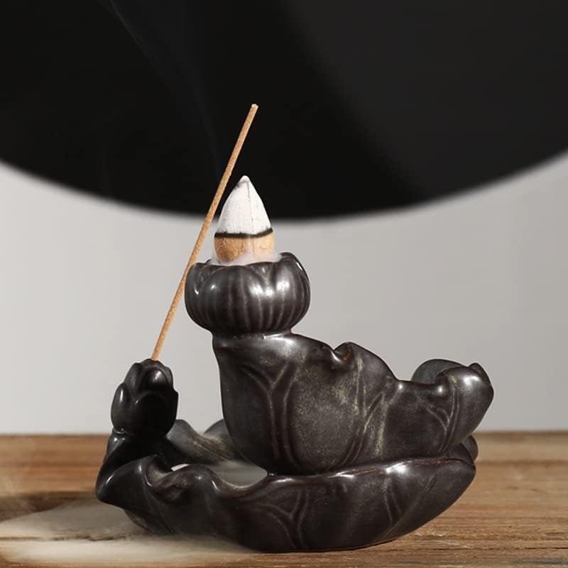Ceramic Lotus Backflow Incense Burner