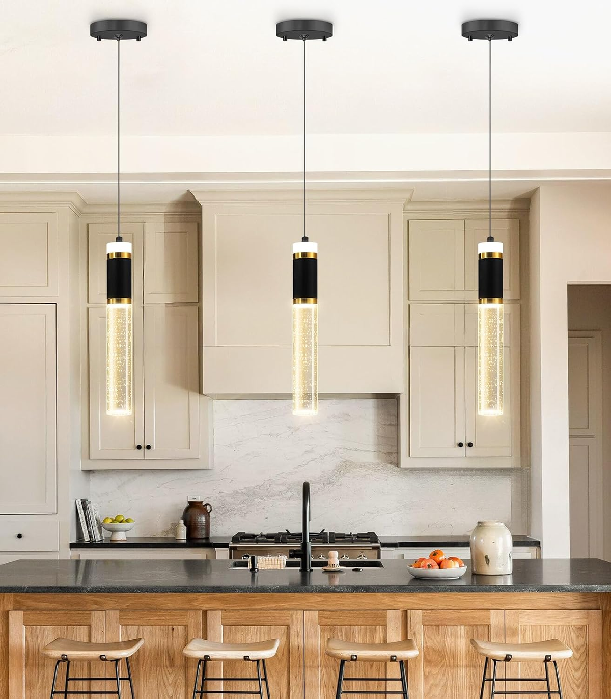 Modern Dimmable Crystal Pendant Light