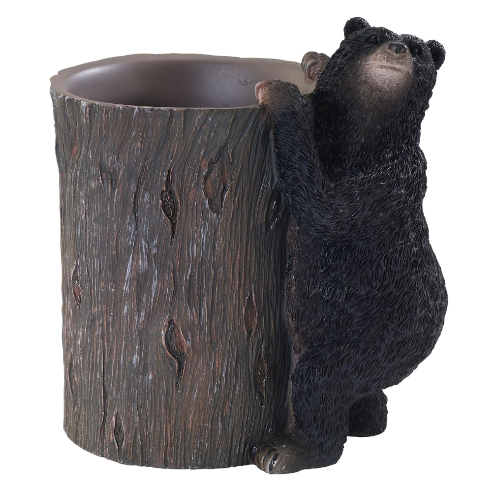 Black Bear Lodge Bathroom Tumbler