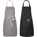 Adjustable Kitchen Aprons – 2 Pack