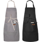 Adjustable Kitchen Aprons – 2 Pack