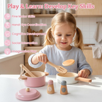 Wooden Pretend Play Kitchen Set