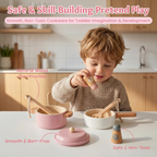 Wooden Pretend Play Kitchen Set