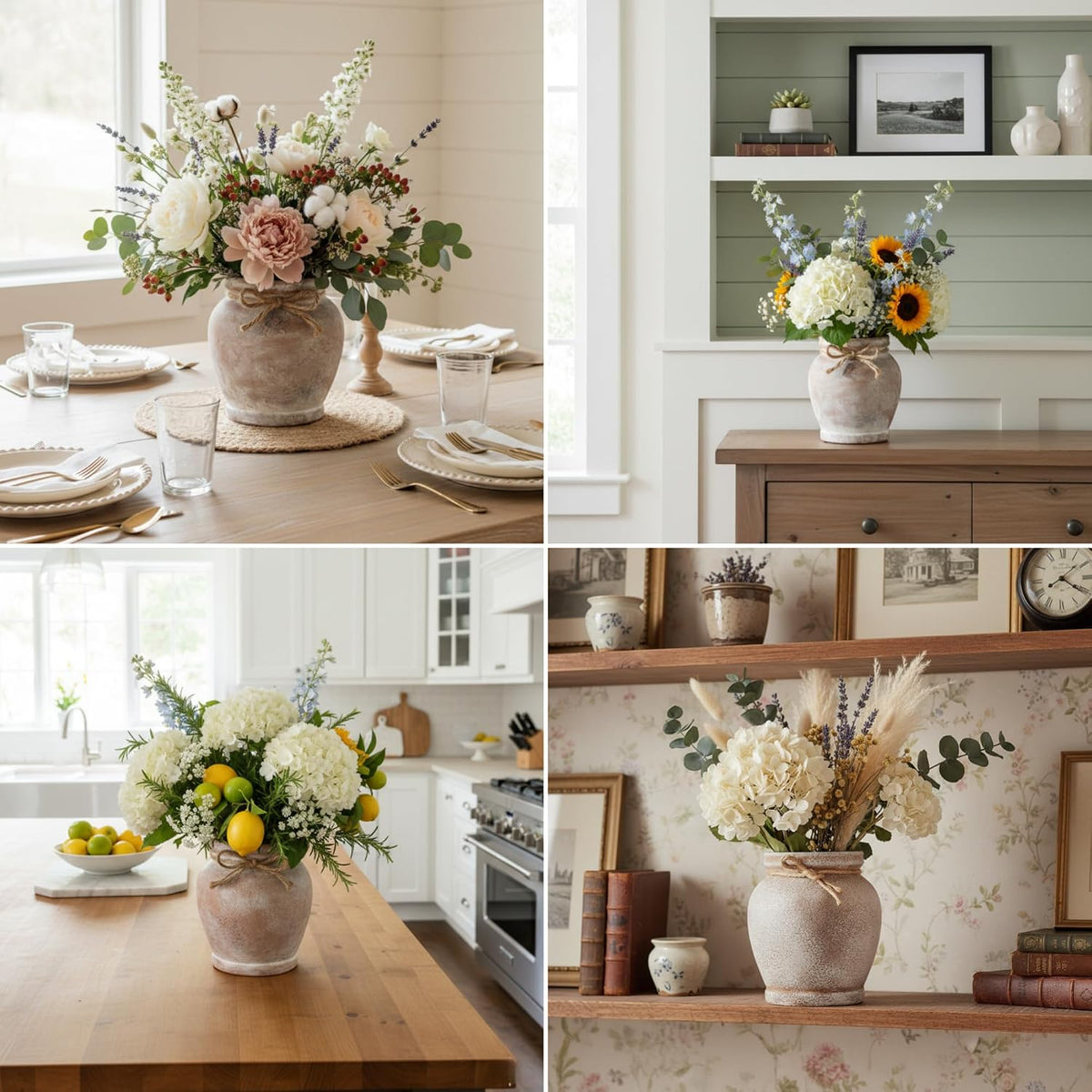 6.5-Inch Rustic Terracotta Ceramic Vase
