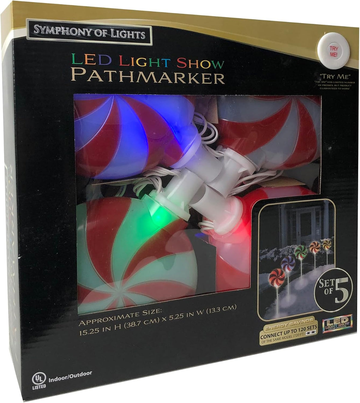 Color-Changing Lollipop Pathway Lights