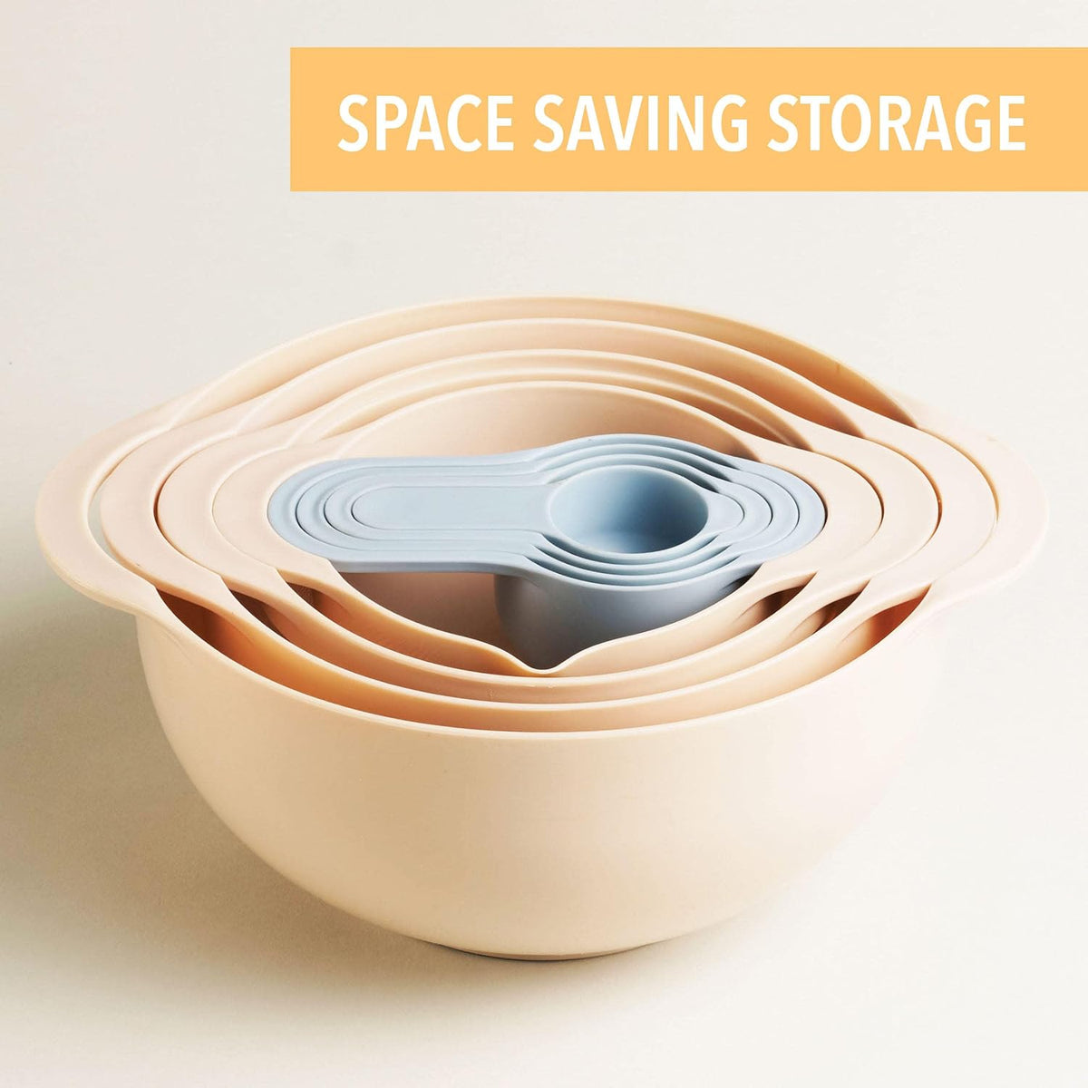 8-Piece Mixing Bowls & Measuring Set