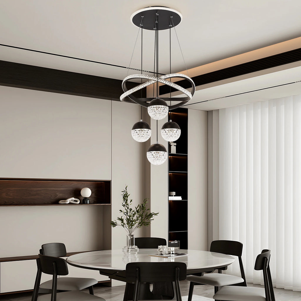 Modern 3-Color LED Chandelier