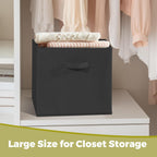 11-Inch Collapsible Storage Cubes – Set of 4