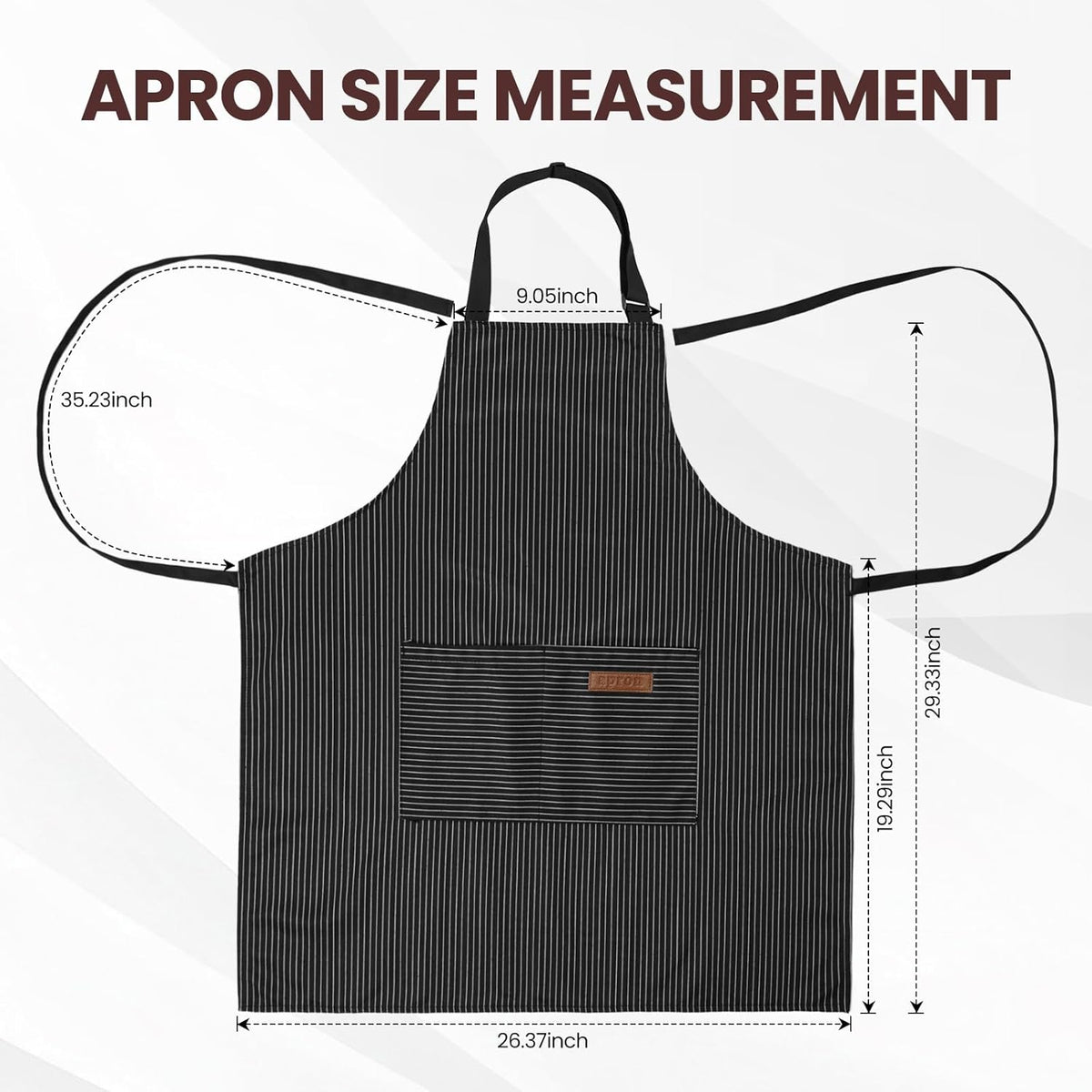 Adjustable Kitchen Aprons – 2 Pack