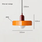 Nordic Retro Glass Pendant Light