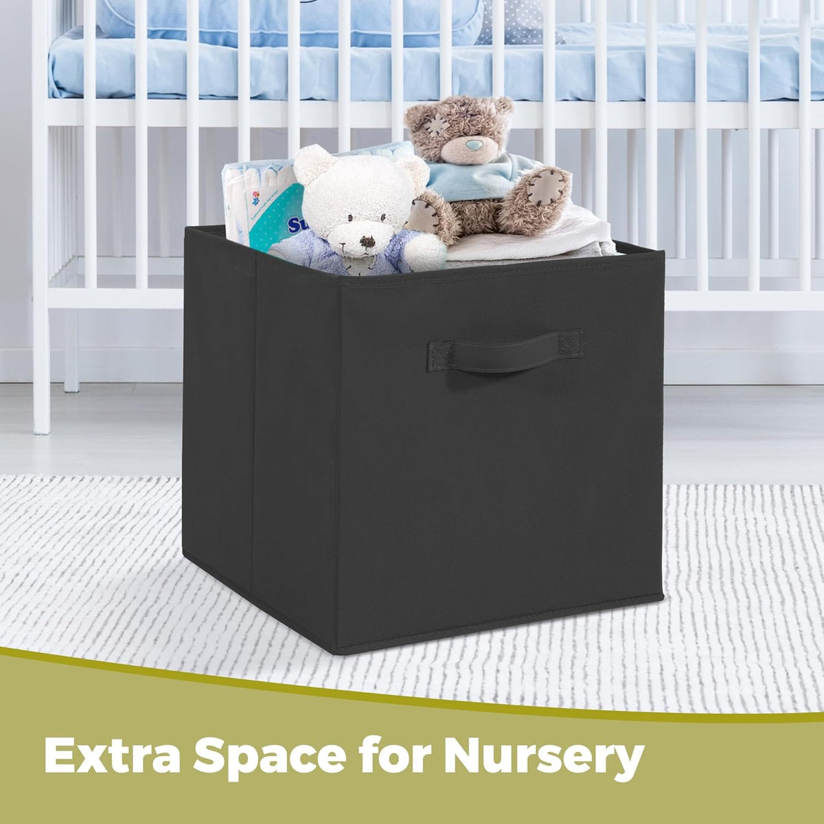 11-Inch Collapsible Storage Cubes – Set of 4