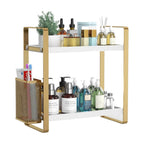 Bathroom Counter Organizer with Side Basket