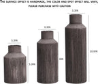 Farmhouse Ceramic Vase Set of 3