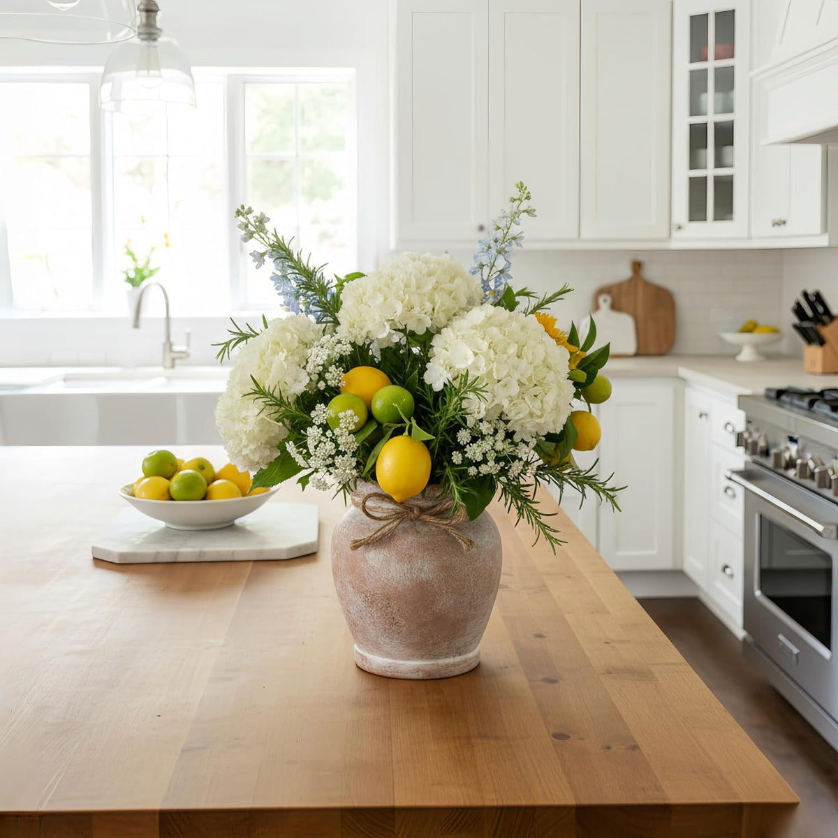 6.5-Inch Rustic Terracotta Ceramic Vase